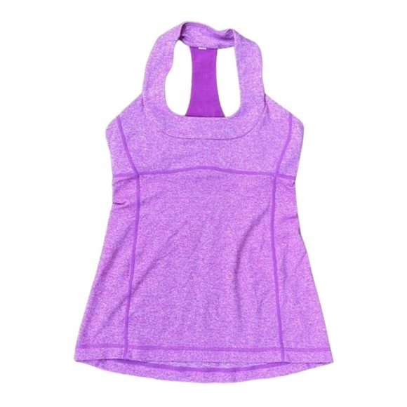 Lululemon Scoop Neck Tank in Heathered Ultra Violet size 6 - Picture 9 of 12